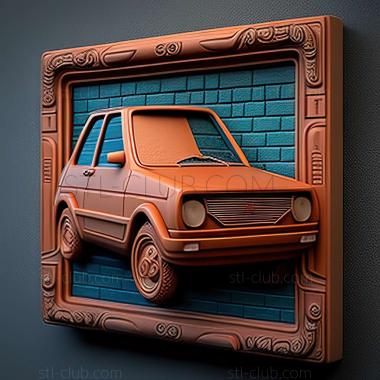 3D мадэль Fiat 126 (STL)